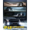 image:imageAUXITO H11 H16 H8 LED Fog Light Bulbs or DRL 6500K White Pack of 26500K White