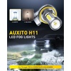 image:imageAUXITO H11 H16 H8 LED Fog Light Bulbs or DRL 6500K White Pack of 26500K White