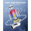 image:imageAUXITO H11 H16 H8 LED Fog Light Bulbs or DRL 6500K White Pack of 26500K White