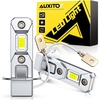 image:imageAUXITO H11 H16 H8 LED Fog Light Bulbs or DRL 6500K White Pack of 26500K White