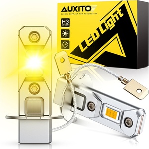 image:imageAUXITO H11 H16 H8 LED Fog Light Bulbs or DRL 6500K White Pack of 23000K Amber