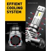 image:imageAUXITO 9005 H11 Combo LED Bulbs 180000LM 6500K White Wireless 4PCS9006HB4White