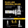 image:imageAUXITO 9005 H11 Combo LED Bulbs 180000LM 6500K White Wireless 4PCS9006HB4White