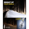 image:imageAUXITO 9005 H11 Combo LED Bulbs 180000LM 6500K White Wireless 4PCSH1