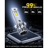 image:imageAUXITO 9005 H11 Combo LED Bulbs 180000LM 6500K White Wireless 4PCSH1