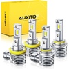 image:imageAUXITO 9005 H11 Combo LED Bulbs 180000LM 6500K White Wireless 4PCS9005H11