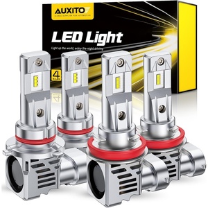 image:imageAUXITO 9005 H11 LED Bulbs 100000LM 6500K Cool White Plug amp Play