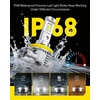 image:imageAUXITO H11 9005 Light Bulbs Combo 12X Brighter 100000LM 6500K Cool White9005H11