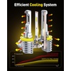 image:imageAUXITO H11 9005 Light Bulbs Combo 12X Brighter 100000LM 6500K Cool White9005H11