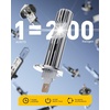 image:imageAUXITO H11 9005 Light Bulbs Combo 12X Brighter 100000LM 6500K Cool WhiteH1
