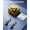 image:imageAUXITO H11 9005 Light Bulbs Combo 12X Brighter 100000LM 6500K Cool WhiteH1