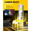 image:imageAUXITO H11 9005 Light Bulbs Combo 12X Brighter 100000LM 6500K Cool WhiteH11