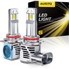 image:imageAUXITO H11 9005 Light Bulbs Combo 12X Brighter 100000LM 6500K Cool White9012