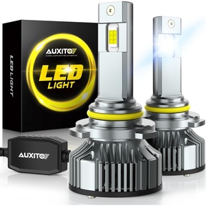 image:imageAUXITO H11 9005 Light Bulbs Combo 12X Brighter 100000LM 6500K Cool White9005HB3