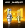 image:imageAUXITO 9008 H13 LED Bulbs 120000LM Bulb Combo Long Lifespan 2PCS9003H4
