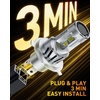 image:imageAUXITO 9008 H13 LED Bulbs 120000LM Bulb Combo Long Lifespan 2PCS9003H4