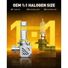 image:imageAUXITO 9008 H13 LED Bulbs 120000LM Bulb Combo Long Lifespan 2PCS9005HB3